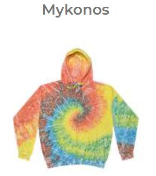WPHS Staff & Student Support - C8888 - Tie-Dye Adult Zip-up