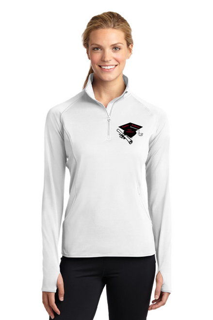 WPHS Humanities College Academy - LST850 - Sport-Tek® Ladies Sport-Wick® Stretch 1/4-Zip Pullover