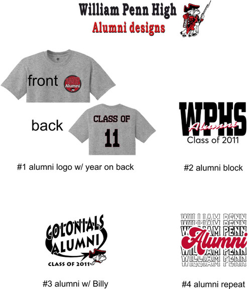 WPHS Student Council & Alumni - ALUMNI DESIGNS - Unisex Apparel
