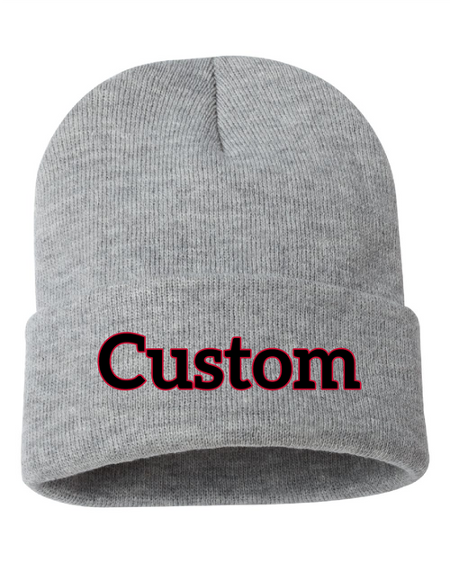 WPHS Student Council & Alumni - SP12 - Adult Knit Beanie - EMBROIDERY only