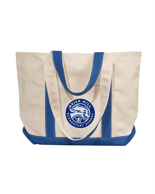 Brick Mill - large canvas tote