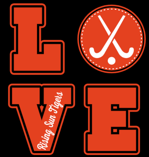 RS Field Hockey - Design #4 - LOVE UNISEX  APPAREL