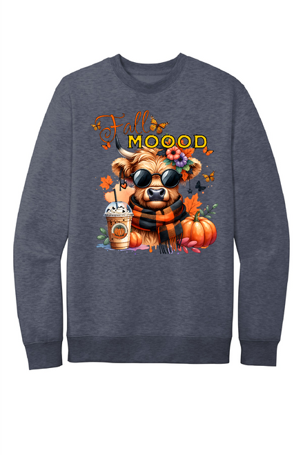 PAD - Day 9 - Fall Highland on Heathered Charcoal - District® V.I.T.™ Fleece Crew YOUTH & UNISEX Sizes