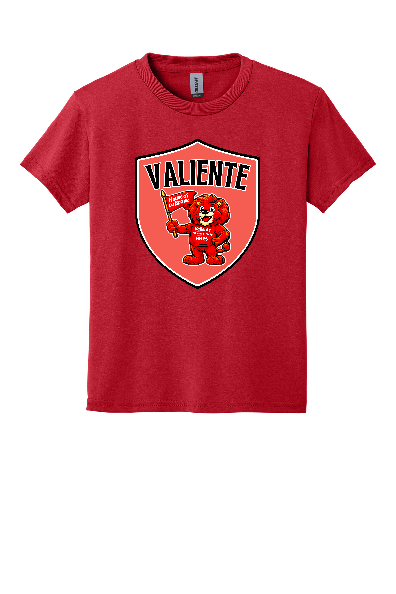 HHES - Valiente House - on Red -  with BRAVE down the center of back