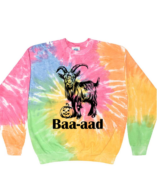PAD - Day 30 - Bad Goat on Eternity -- Unisex Tie-Dyed Hooded Sweatshirt UNISEX sizes