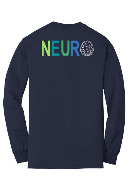 CC3A - Long Sleeve T-shirt - 8400-Gildan - Unisex - Small design on front. Large design on back.