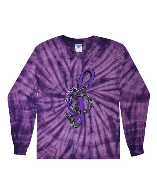CBMSM - CD200 - Tie-Dye Adult 100% Cotton Long-Sleeve T-Shirt
