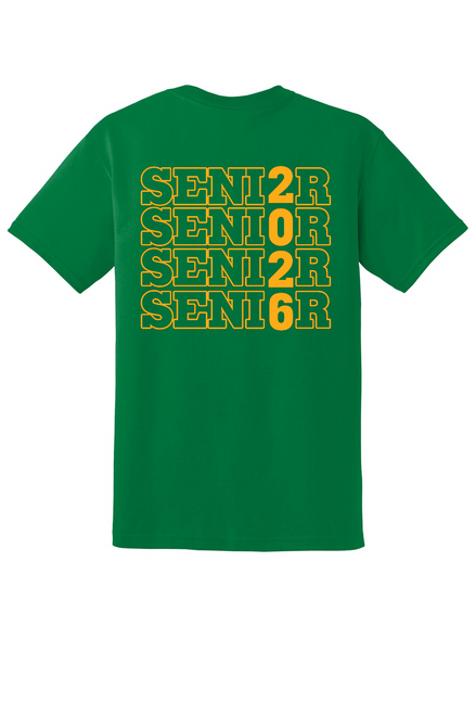 OHS Seniors - Short Sleeve Variety - Unisex Apparel -- Small OHS on front with Large SENIOR design on back