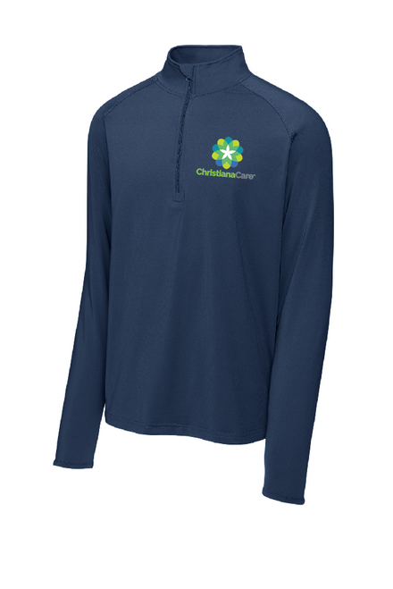 CCP - ST850 -Sport-Wick® Stretch 1/4-Zip Pullover - Unisex - Small design on front. Large design on back. 