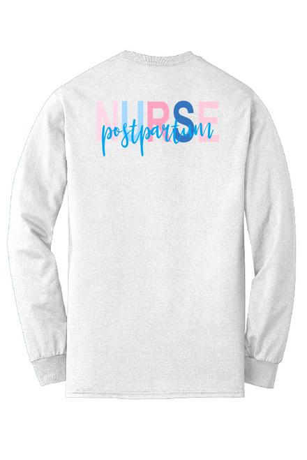 CCP - Long Sleeve T-shirt - 8400-Gildan - Unisex - Small design on front. Large design on back.