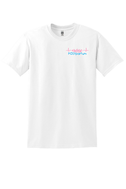 CCP - T-shirt - 8000 Gildan 50/50 - Unisex - Small design on front. Large design on back. 