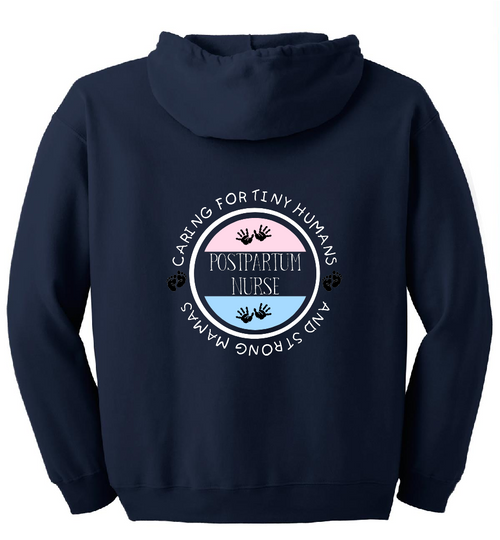 CCP - Zip-Up Sweatshirt - 18600-Gildan Adult Heavy Blend™- Unisex - Small design on front. Large design on back. 