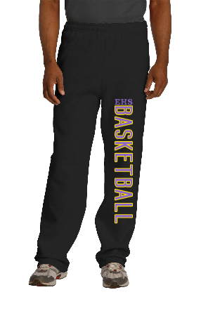 EHS Boys Basketball - 974MP - Jerzees Adult NuBlend® Open-Bottom Fleece Sweatpants 