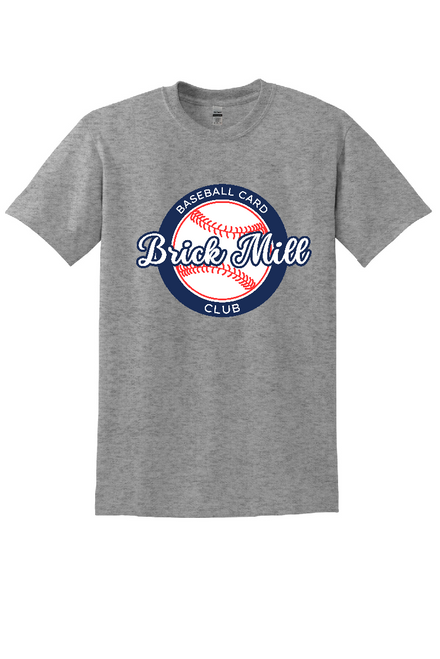 Brick Mill Elem - Baseball Card Club Logo - Unisex & Youth Apparel -- GRAPHITE HEATHER