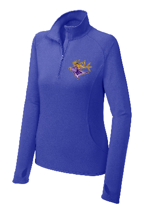 EHS Wrestling - LST850 - Sport-Tek® Ladies Sport-Wick® Stretch 1/4-Zip Pullover