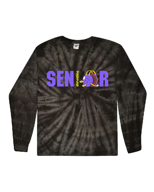 EHS Wrestling - CD200 - Tie-Dye Adult 100% Cotton Long-Sleeve T-Shirt