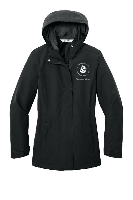 ASD Transportation - L714-Port Authority® Women’s C-FREE® Rain Jacket -- Embroidery design 