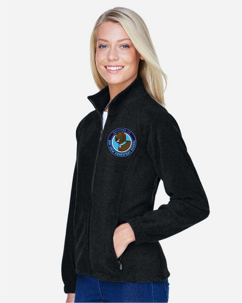 BVES-M990W-Harriton Ladies' 8 oz. Full-Zip Fleece - Embroidery Only