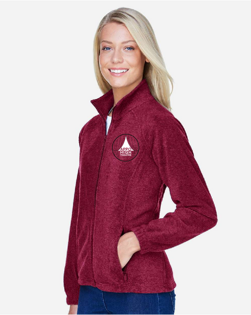 AHST - M990W - Harriton Ladies' 8 oz. Full-Zip Fleece (Embroidery only)