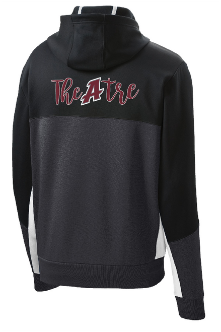 AHST - ST245 - Sport-Tek® Tech Fleece Colorblock Full-Zip Hooded Jacket