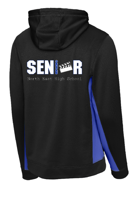 NEHSDC - ST235 - Sport-Tek® Sport-Wick® Fleece Colorblock Hooded Pullover