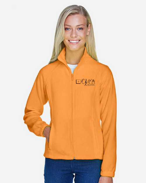 UCSCA - M990W - Harriton Ladies' 8 oz. Full-Zip Fleece (Embroidery only)