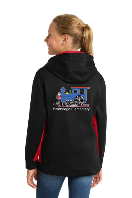 BBES2 - ST235 - Adult & Youth Sport-Tek® Sport-Wick® Fleece Colorblock Hooded Pullover