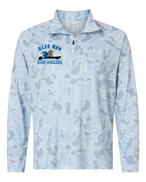 BHBA - H1200720 - HUK Men's Airweight KC Printed Quarter-Zip Pullover