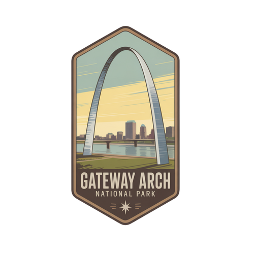 National Parks - Gateway Arch - Unisex Apparel