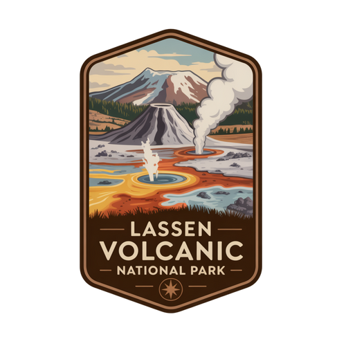 National Parks - Lassen Volcanic - Unisex Apparel