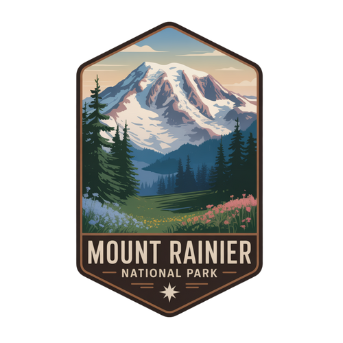 National Parks - Mount Rainer - Unisex Apparel