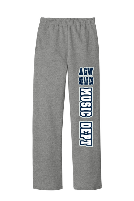 AGWMD - Adult Open-Bottom Fleece Sweatpants 974MP