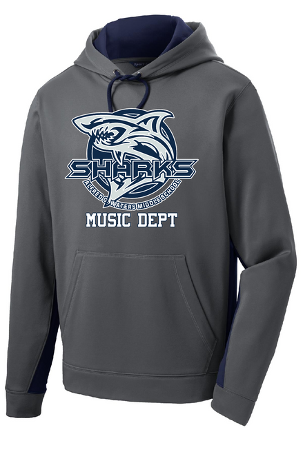 AGWMD - ST235 - Sport-Tek® Sport-Wick® Fleece Colorblock Hooded Pullover