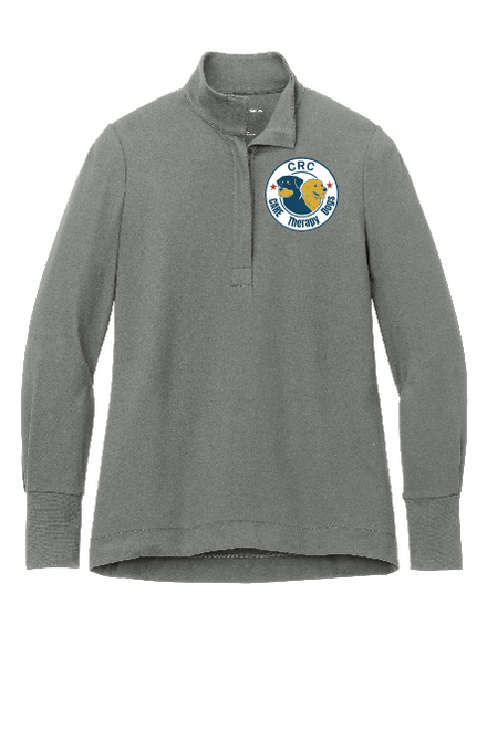 CRC Care - LK829 Port Authority® Women's Fairway Stretch 1/4-Zip - with embroidery design