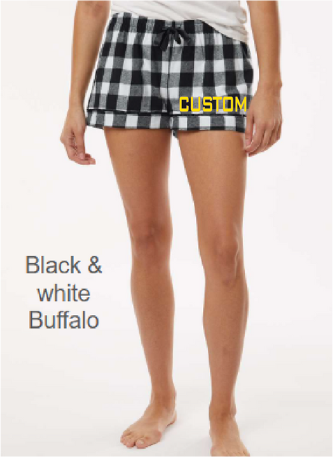 EHSGL - BW6501 - Women's Flannel Shorts