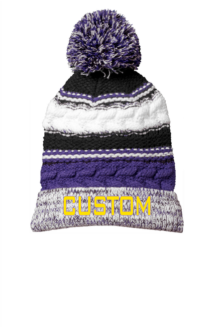 EHSBB - STC21 beanie with pompom - (Embroidery only)