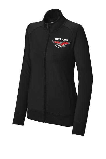 BMHSMD -LST857 - Sport-Tek® Women's Sport-Wick® Stretch Full-Zip Cadet Jacket