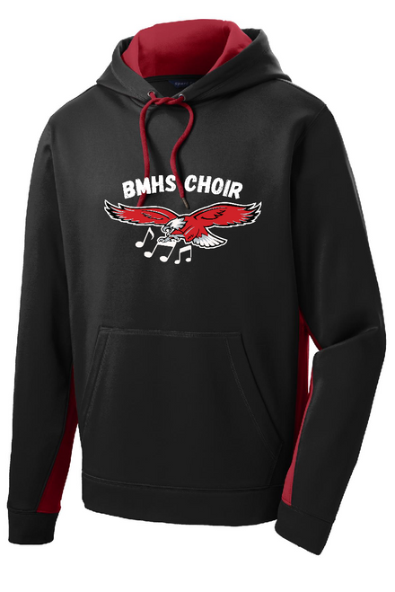 BMHSMD - ST235 - Sport-Tek® Sport-Wick® Fleece Colorblock Hooded Pullover
