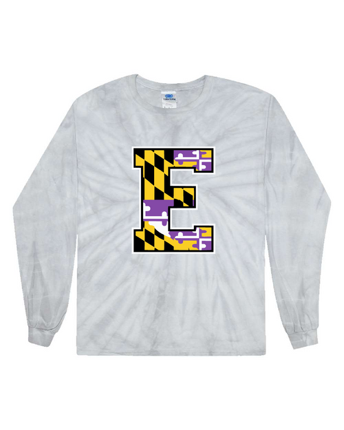 EMS - CD200 - Tie-Dye Adult 100% Cotton Long-Sleeve T-Shirt