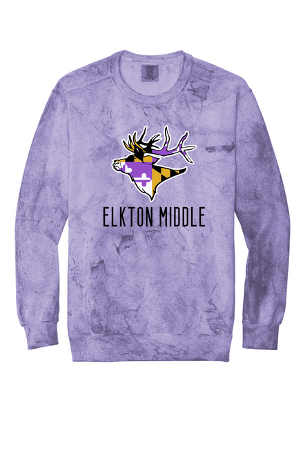 EMS - CD8100 - Tie-Dye Adult 100% Cotton Crew Neck Sweatshirt