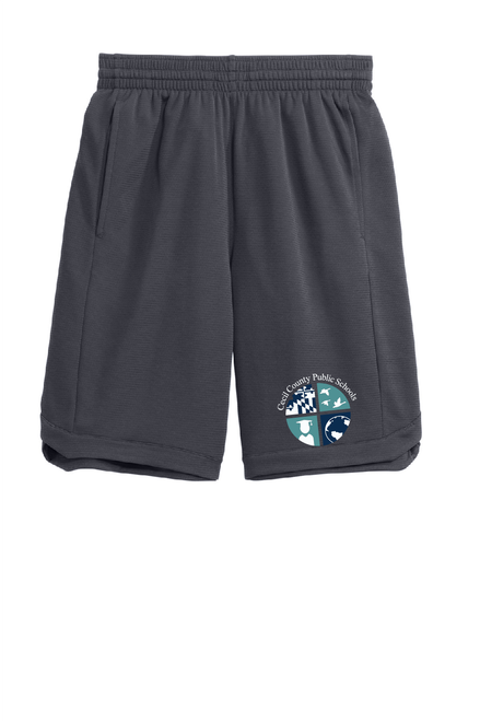 EMS - ST575 - Sport-Tek® PosiCharge® Position Short with Pockets 9" inseam