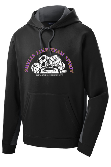 EMSA - ST235 - Sport-Tek® Sport-Wick® Fleece Colorblock Hooded Pullover