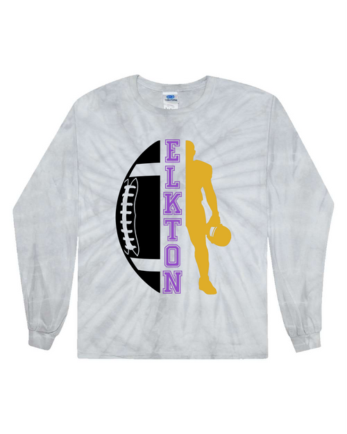 EMSA - CD200 - Tie-Dye Adult 100% Cotton Long-Sleeve T-Shirt