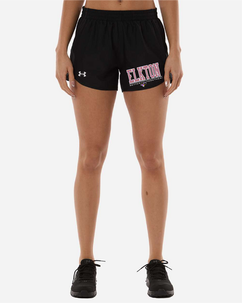 EMSA - 1382968 - Under Armour Women's Fly-By Unlined 3" Short  -- BLACK SHORTS
