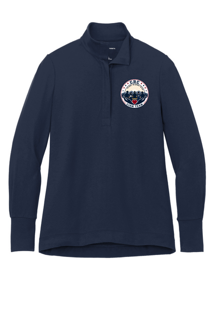 CRCCISM - LK829 Port Authority® Women's Fairway Stretch 1/4-Zip - with embroidery design