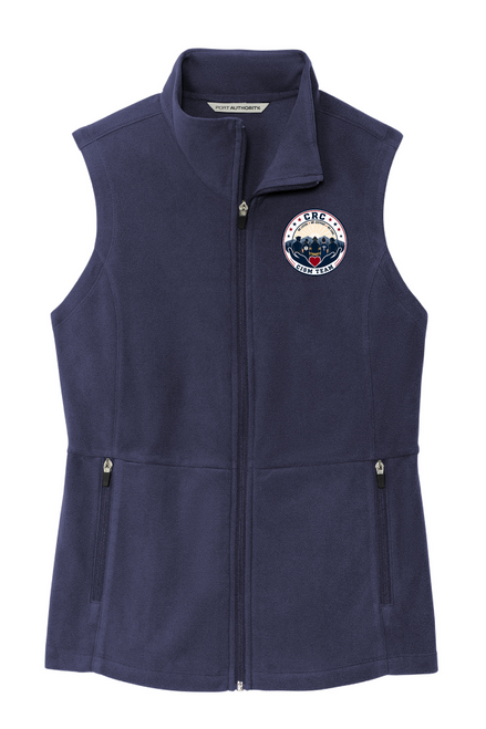 CRCCISM - L152 Port Authority® Women's Accord Microfleece Vest - With Embroidery design