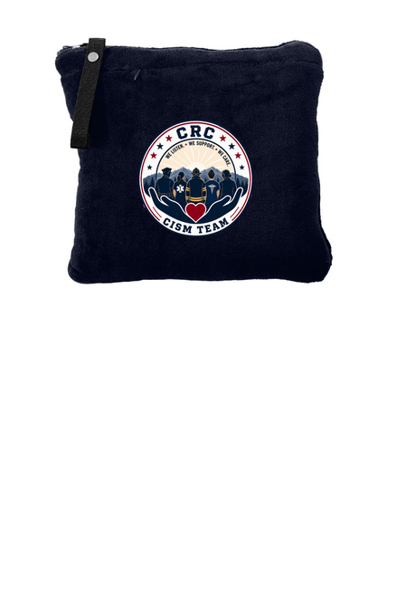 CRCCISM - BP75 Port Authority® Packable Travel Blanket - With Embroidery design