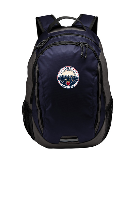 CRCCISM - BG208 Port Authority ® Ridge Backpack - Navy - With Embroidery design
