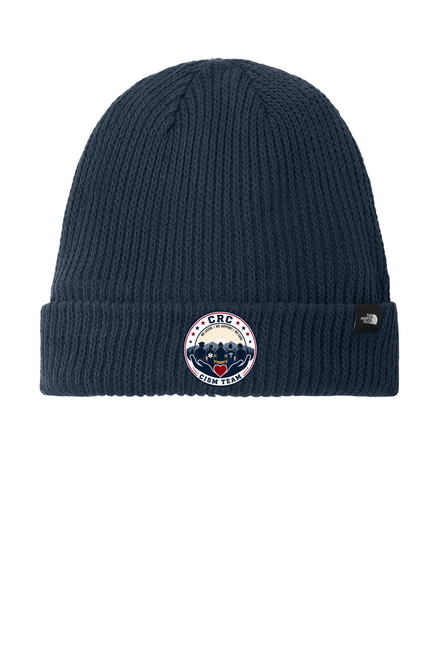 CRCCISM - NF0A7RGH The North Face® Circular Rib Beanie - With Embroidery design