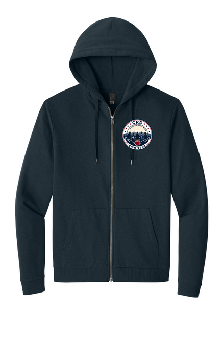 CRCCISM - DT1302 - District® Perfect Tri® Fleece Full-Zip Hoodie - with embroidery design